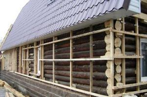 вентилируемый деревянный фасад